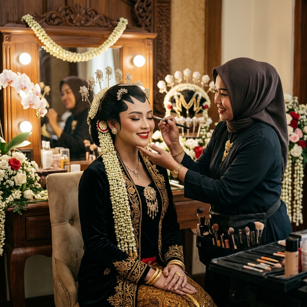 Makeup Artist at work